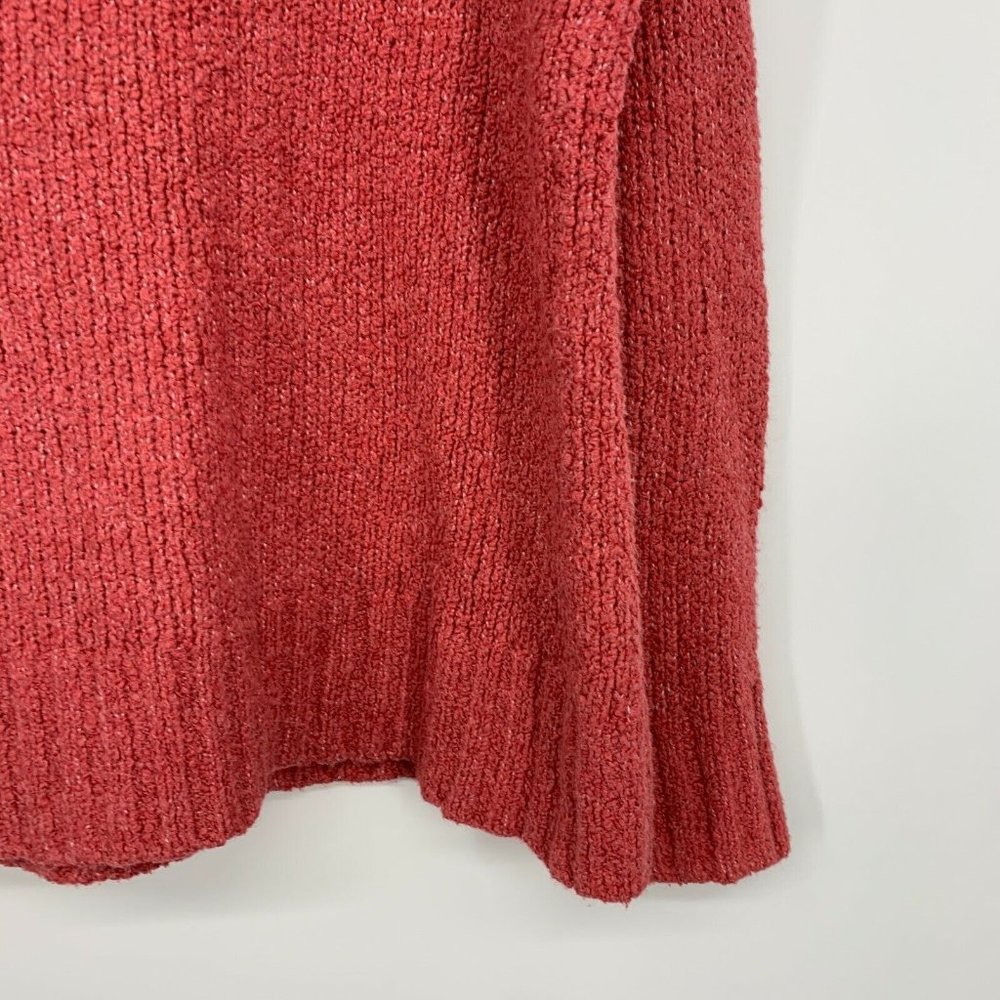 American Eagle Sweater Henley Jegging Fit Pullover Button Up Pink - Picture 12 of 12